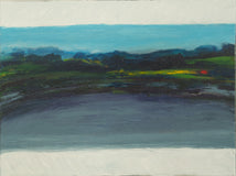 Original art for sale at UGallery.com | In the Quiet Distance by Kajal Zaveri | $475 | acrylic painting | 12' h x 16' w | thumbnail 1