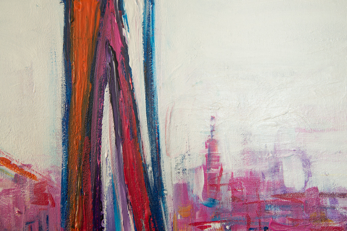 NYC=Freedom by Kajal Zaveri |  Closeup View of Artwork 