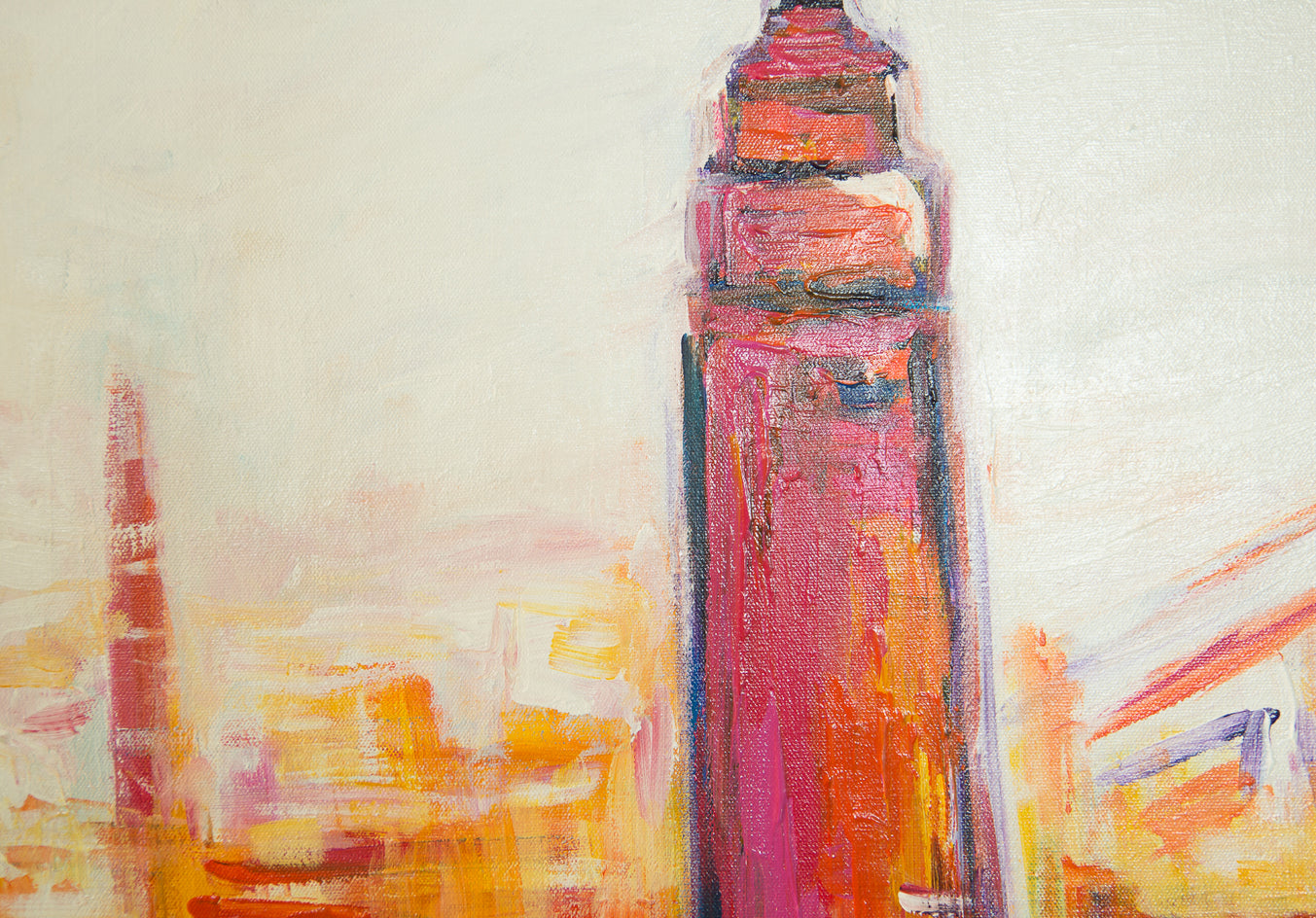 NYC=Vibrant by Kajal Zaveri |  Closeup View of Artwork 