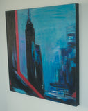 Original art for sale at UGallery.com | Standing Tall by Kajal Zaveri | $1,200 | acrylic painting | 24' h x 20' w | thumbnail 2
