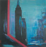 Original art for sale at UGallery.com | Standing Tall by Kajal Zaveri | $1,200 | acrylic painting | 24' h x 24' w | thumbnail 1
