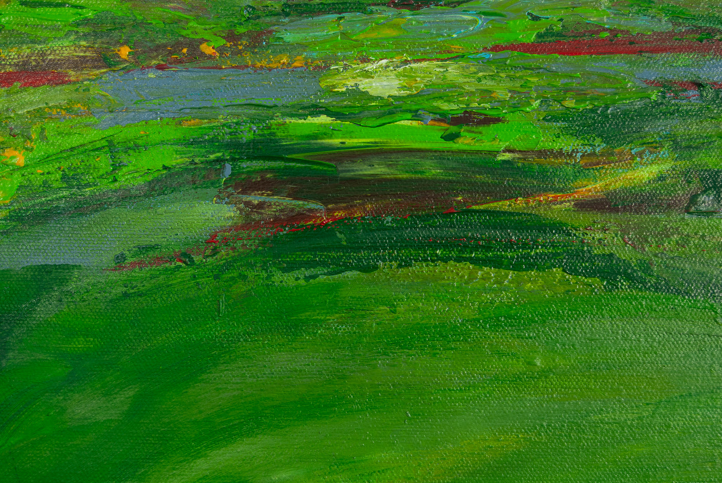 Summer After Winter by Kajal Zaveri |  Closeup View of Artwork 
