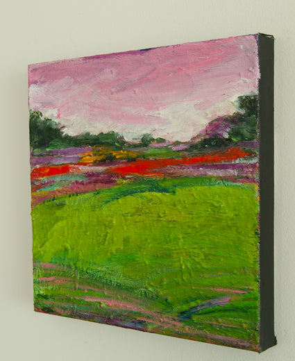 Where Flowers Bloom by Kajal Zaveri |  Side View of Artwork 