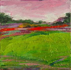 Original art for sale at UGallery.com | Where Flowers Bloom by Kajal Zaveri | $400 | acrylic painting | 12' h x 12' w