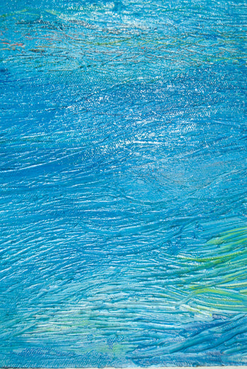 Sky and Sea by Kajal Zaveri |   Closeup View of Artwork 