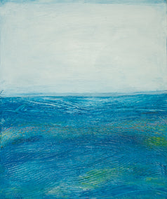 mixed media artwork by Kajal Zaveri titled Sky and Sea