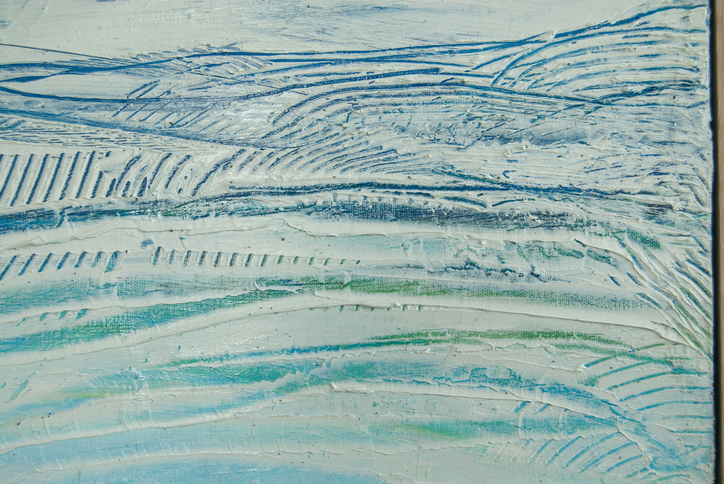 Soft Currents by Kajal Zaveri |  Closeup View of Artwork 