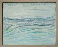 Original art for sale at UGallery.com | Soft Currents by Kajal Zaveri | $1,100 | mixed media artwork | 16' h x 20' w | thumbnail 1