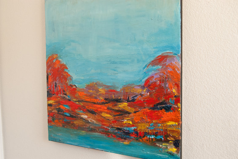 A Clear Day by Kajal Zaveri |  Side View of Artwork 