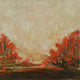 Original art for sale at UGallery.com | Autumn by Kajal Zaveri | $600 | oil painting | 24' h x 24' w | thumbnail 1
