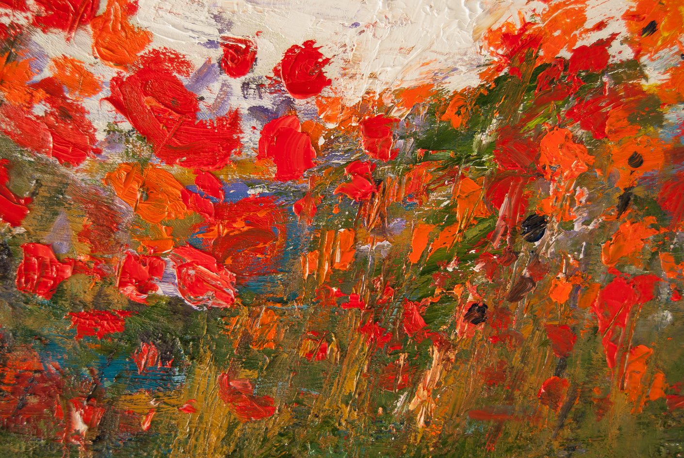 Bloomtime by Kajal Zaveri |  Closeup View of Artwork 