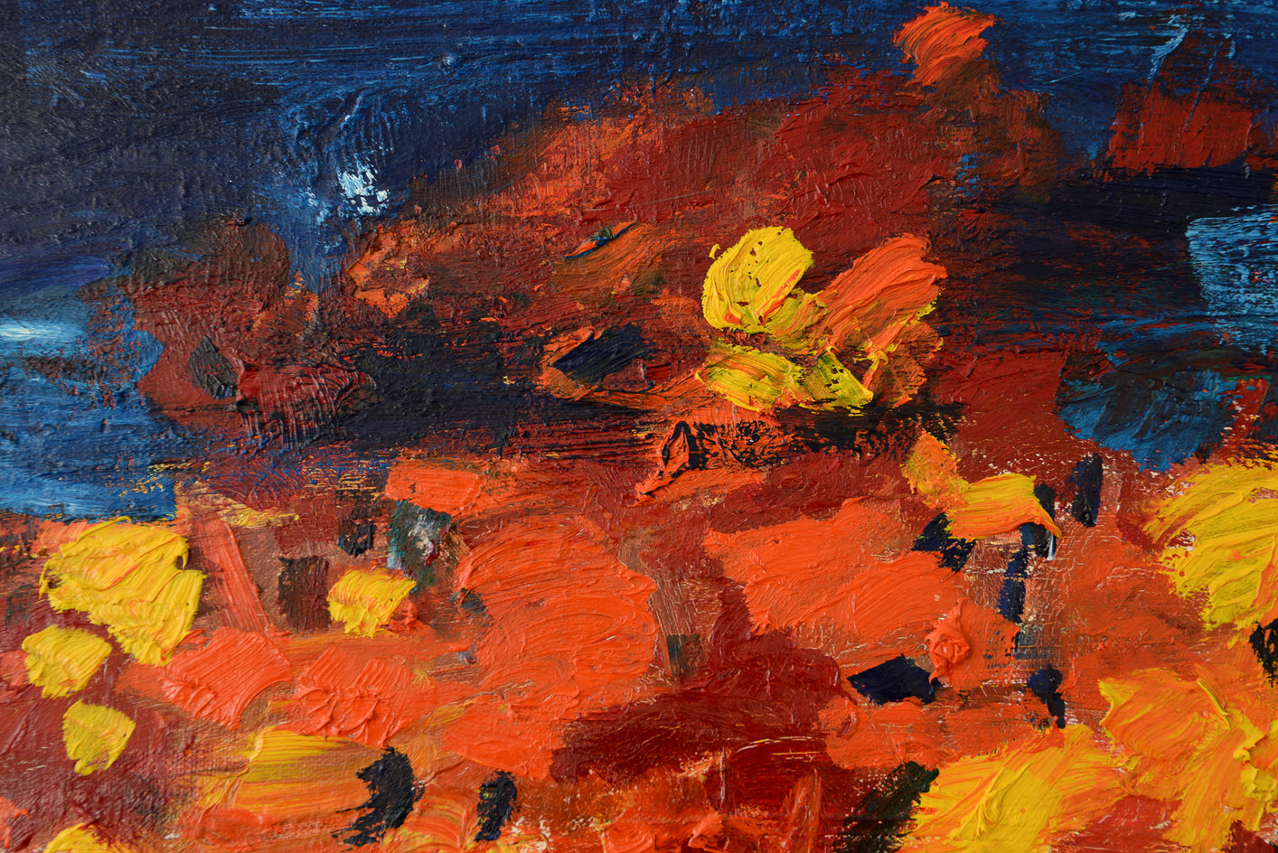 Happy Days by Kajal Zaveri |  Closeup View of Artwork 