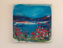 Original art for sale at UGallery.com | Inhale, Exhale, Enjoy by Kajal Zaveri | $2,500 | oil painting | 30' h x 30' w | thumbnail 3