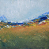 Original art for sale at UGallery.com | It's Nice Outside by Kajal Zaveri | $350 | oil painting | 12' h x 12' w | thumbnail 1