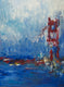 Original art for sale at UGallery.com | San Francisco by Kajal Zaveri | $1,750 | oil painting | 40' h x 30' w | thumbnail 1