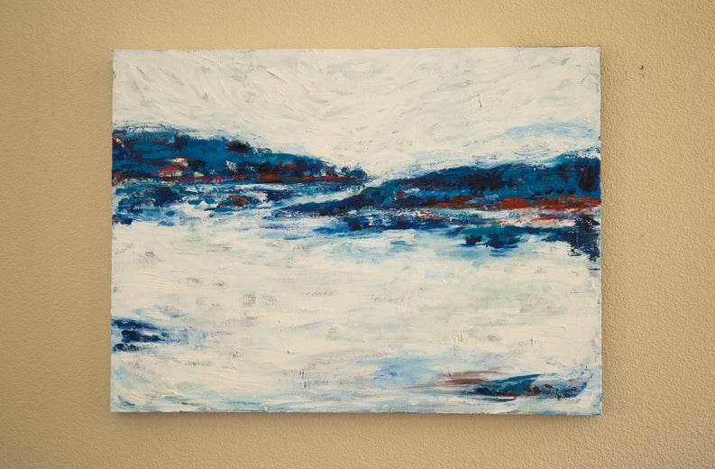 Somewhere... Feeling Calm by Kajal Zaveri |  Context View of Artwork 
