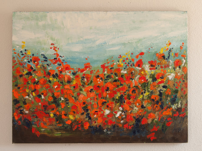 Summer Blooms by Kajal Zaveri |  Context View of Artwork 
