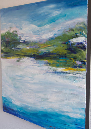 Tranquil Day by Kajal Zaveri |  Side View of Artwork 