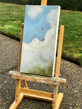 Original art for sale at UGallery.com | Passing By by Karen Barton | $675 | acrylic painting | 16' h x 8' w | thumbnail 2
