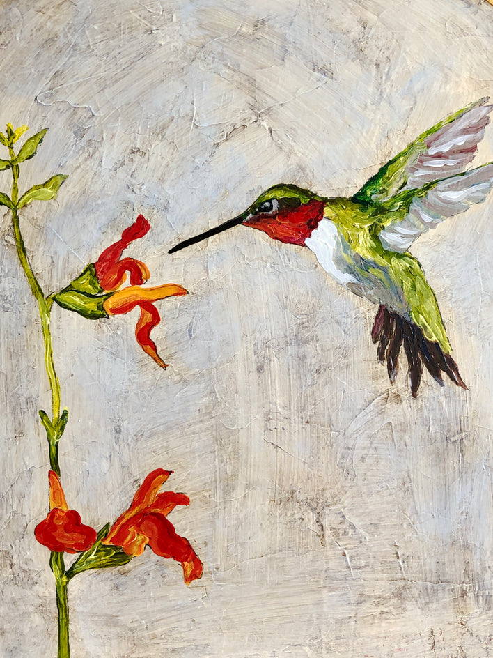 Sweet Nectar by Karen Barton |  Closeup View of Artwork 