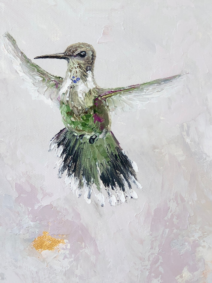 Contemplation by Karen Barton |  Closeup View of Artwork 