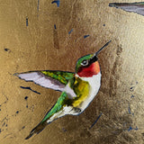 Original art for sale at UGallery.com | Little Gems by Karen Barton | $500 | mixed media artwork | 9' h x 12' w | thumbnail 4