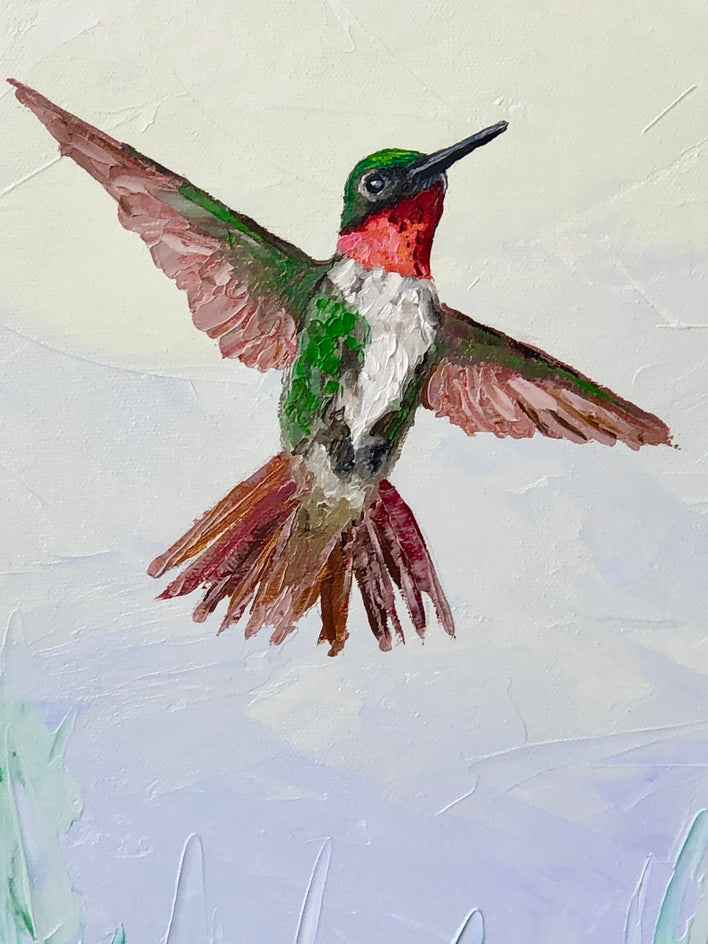 Looking Up by Karen Barton |  Closeup View of Artwork 