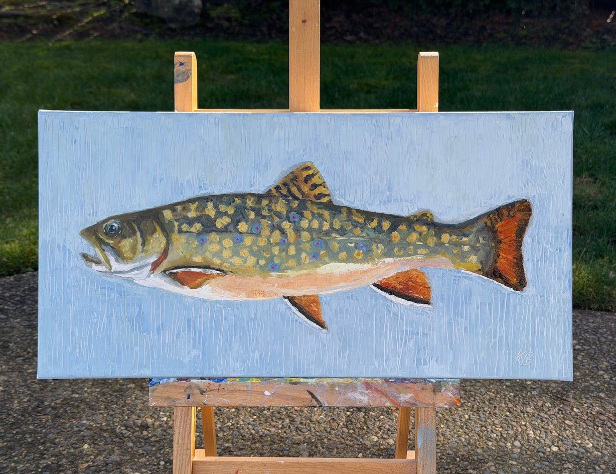 A Good Trout by Karen Barton |  Context View of Artwork 