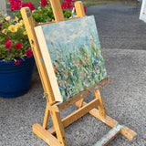 Original art for sale at UGallery.com | A New Melody by Karen Barton | $650 | oil painting | 10' h x 10' w | thumbnail 2