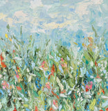 Original art for sale at UGallery.com | A New Melody by Karen Barton | $650 | oil painting | 10' h x 10' w | thumbnail 1