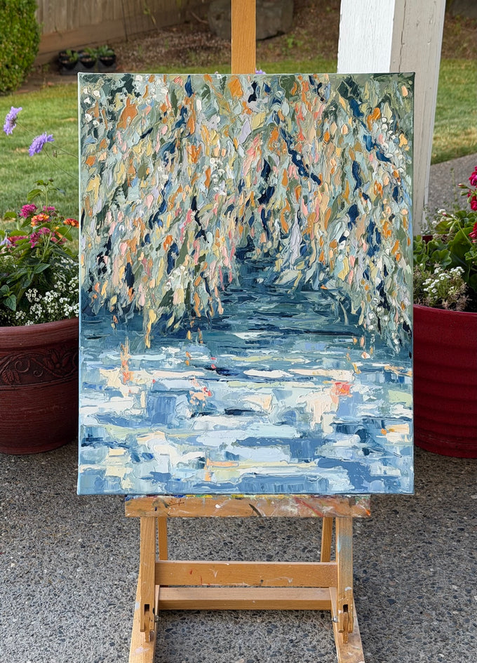 Gentle Reflection by Karen Barton |  Context View of Artwork 