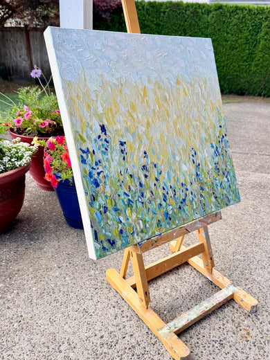 Field of Dreams by Karen Barton |  Side View of Artwork 
