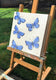 Original art for sale at UGallery.com | Little Blues by Karen Barton | $700 | oil painting | 10' h x 10' w | thumbnail 2