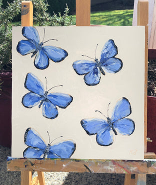Little Blues by Karen Barton |  Context View of Artwork 