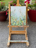 Original art for sale at UGallery.com | Blue Sky Ahead by Karen Barton | $525 | oil painting | 10' h x 8' w | thumbnail 3