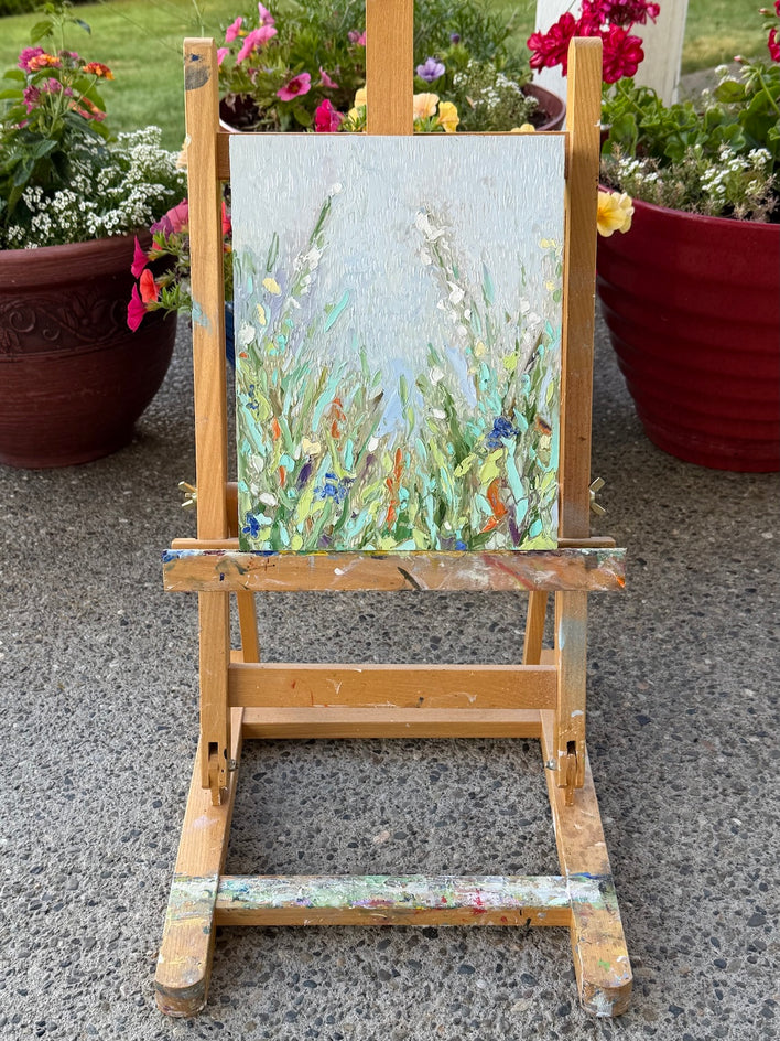 Blue Sky Ahead by Karen Barton |  Context View of Artwork 