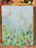 Original art for sale at UGallery.com | Blue Sky Ahead by Karen Barton | $525 | oil painting | 10' h x 8' w | thumbnail 4