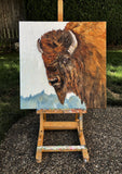 Original art for sale at UGallery.com | Majestic by Karen Barton | $1,250 | oil painting | 20' h x 20' w | thumbnail 3