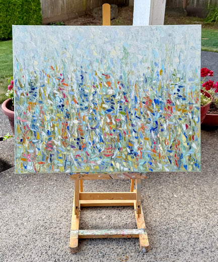 Morning Mist by Karen Barton |  Context View of Artwork 