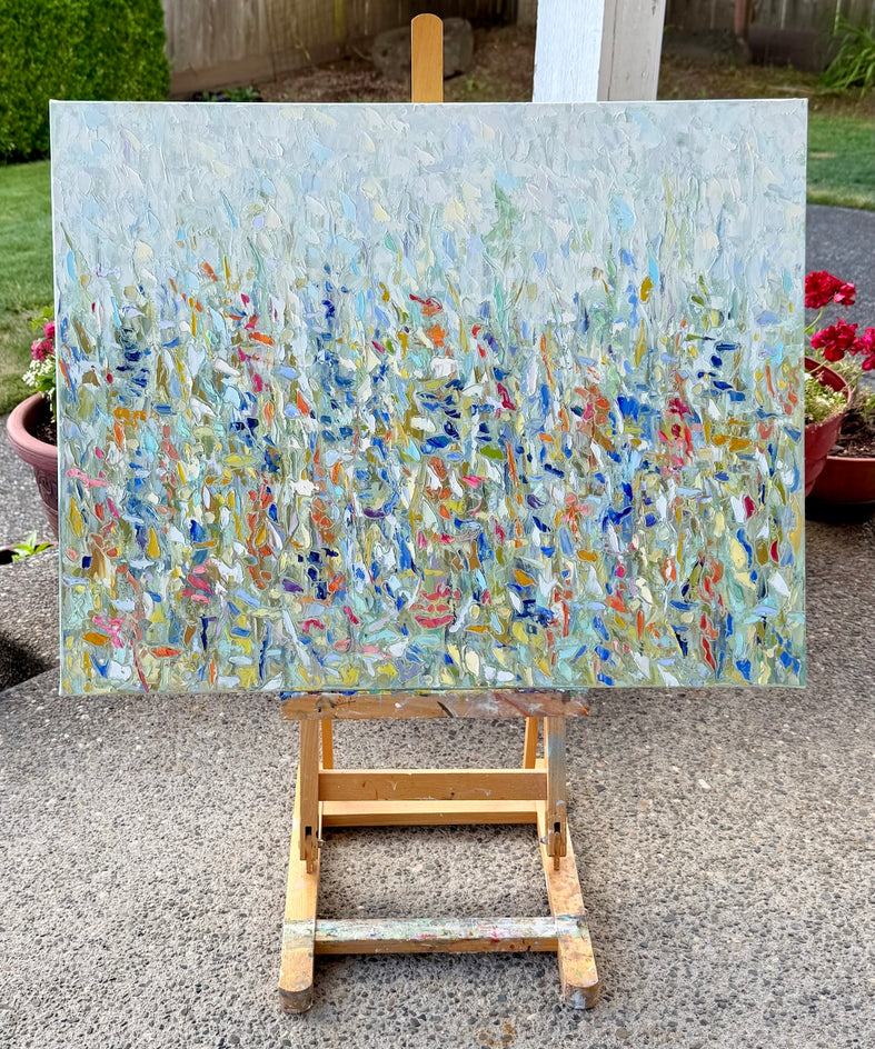Morning Mist by Karen Barton |  Context View of Artwork 