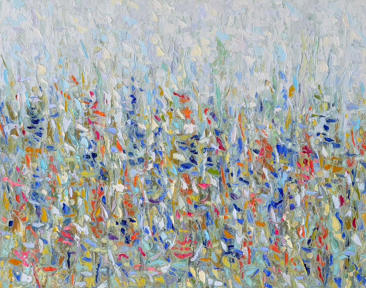 Morning Mist by Karen Barton |  Closeup View of Artwork 