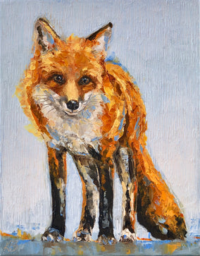 Original art for sale at UGallery.com | Quiet Observer by Karen Barton | $825 | oil painting | 14' h x 11' w