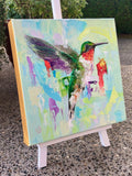 Original art for sale at UGallery.com | Revelry by Karen Barton | $650 | oil painting | 10' h x 10' w | thumbnail 2