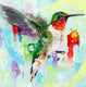 Original art for sale at UGallery.com | Revelry by Karen Barton | $650 | oil painting | 10' h x 10' w | thumbnail 4