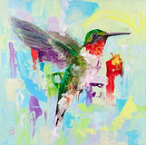 Original art for sale at UGallery.com | Revelry by Karen Barton | $650 | oil painting | 10' h x 10' w | thumbnail 1