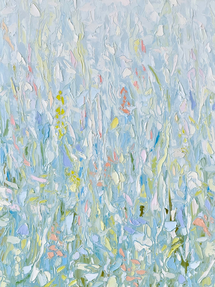 Tell Me Again by Karen Barton |  Closeup View of Artwork 