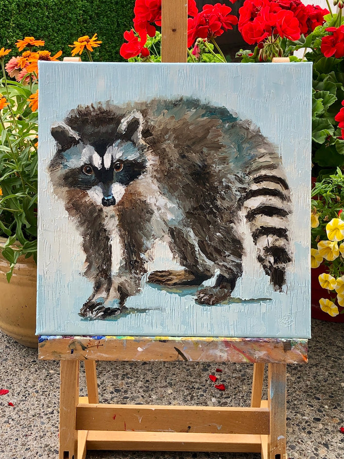 Thinking About Dinner Plans by Karen Barton |  Context View of Artwork 
