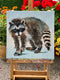 Original art for sale at UGallery.com | Thinking About Dinner Plans by Karen Barton | $775 | oil painting | 12' h x 12' w | thumbnail 3