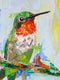 Original art for sale at UGallery.com | Watchful by Karen Barton | $550 | oil painting | 8' h x 8' w | thumbnail 4