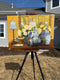 Original art for sale at UGallery.com | Blue and White Porcelain Still Life by Karen d’Angeac Mihm | $750 | oil painting | 18' h x 24' w | thumbnail 3